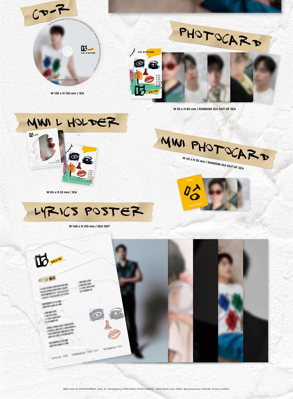 Amazon.com: iKON Koo Junhoe JU-NE 멍 Bruise 1st Solo Album